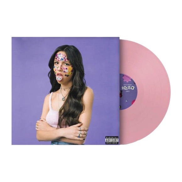 Olivia Rodrigo Sour Limited Edition Baby Pink Vinyl - Picture 3 of 3